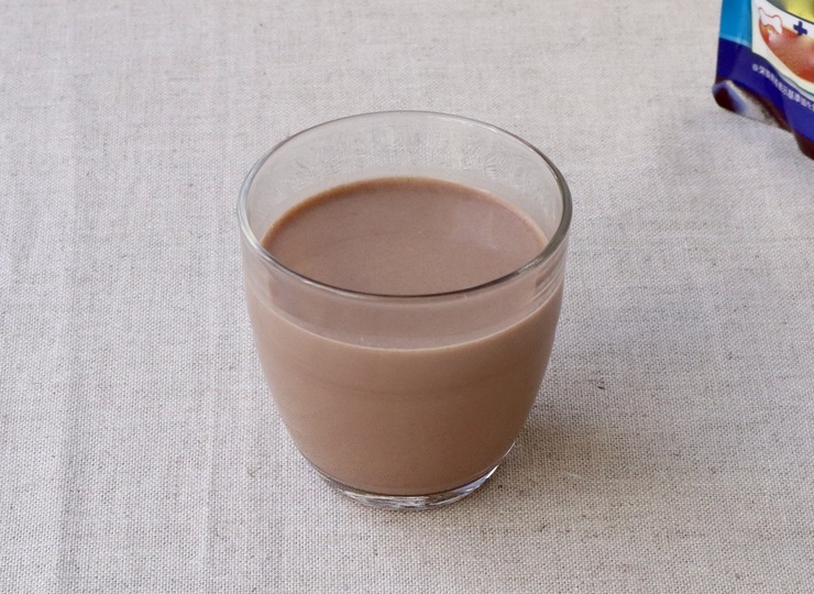 セノビック（ミルクココア味牛乳割り）