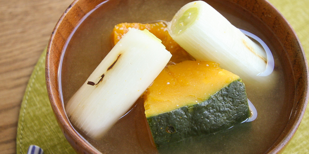 かぼちゃと長ねぎのみそ汁｜管理栄養士監修レシピ｜おいしい健康