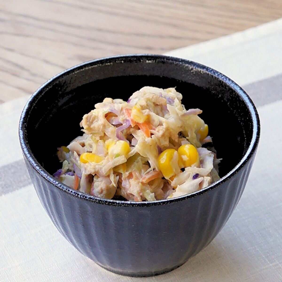 コンビニ食材で ツナマヨサラダ｜管理栄養士監修レシピ｜おいしい健康