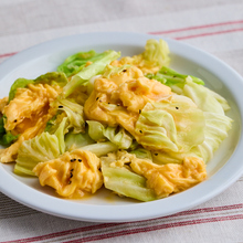 キャベツと卵の中華炒め