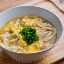 電子レンジで ミニかき玉うどん