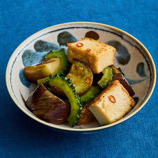 厚揚げと夏野菜の焼き浸し