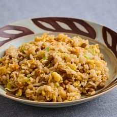 納豆キムチ炒飯