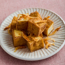 厚揚げと桜えびのカリカリ焼き