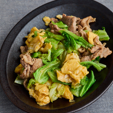 豚肉とキャベツのオイスター炒め