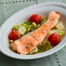 鮭と白菜の洋風蒸し