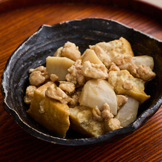 厚揚げと里いものめんつゆ煮