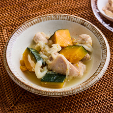 鶏肉とかぼちゃのさっと煮