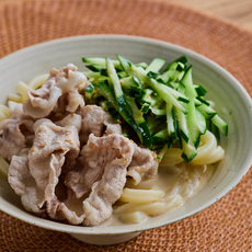 豚しゃぶ豆乳うどん
