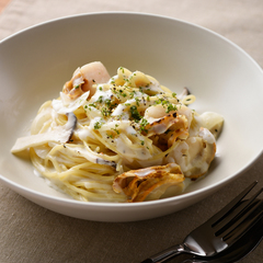 フライパンひとつ ほたてのワンポットパスタ