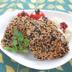 かつおのごま衣揚げ