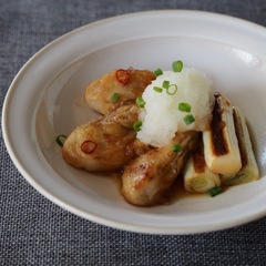 かきとレモンで作る南蛮風
