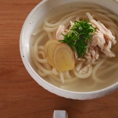 ほっこり しょうが風味の鶏うどん