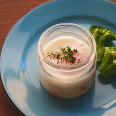 ポテトサラダでエッグスラット
