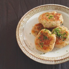 さといも煮で「いも餅」