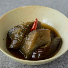 甘さ控えめ なすの田舎煮