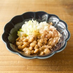 たんぱく質アップ ねぎ納豆