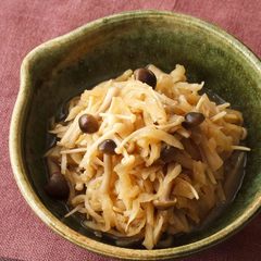 切り干し大根ときのこの炒め煮