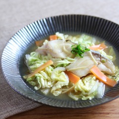 たらのさっぱりレンジ蒸し
