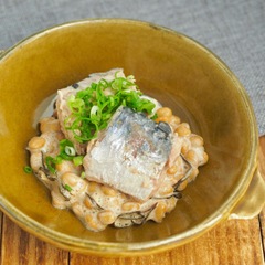 さばの納豆ボウル