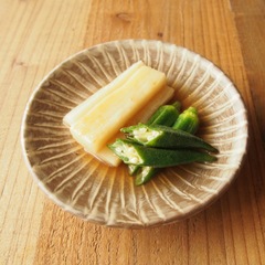 オクラと長芋の焼き浸し