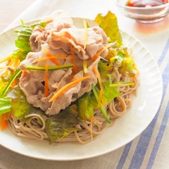 さっぱりピリ辛サラダそば