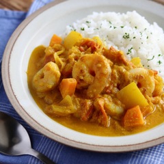 おなかにやさしいえびカレー