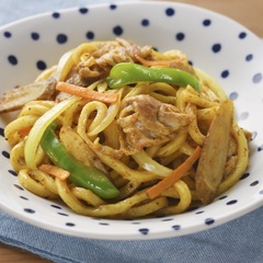 カレー焼きうどん（十和田第一病院監修）