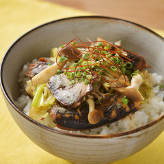 さんま長ねぎ丼