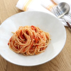 びっくり簡単トマトソーススパゲッティ
