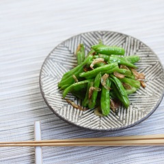 桜エビと獅子唐の炒め煮