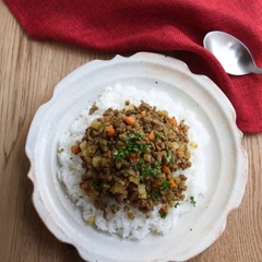 スパイス香る ドライカレー