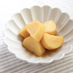薩摩芋の蜂蜜とレモン煮