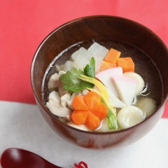 やわらかお雑煮　しょうゆ仕立て