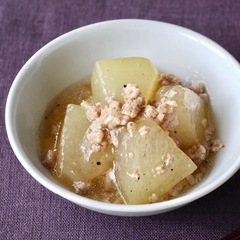 冬瓜と豚ひき肉のあんかけ煮