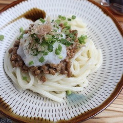 納豆おろしうどん