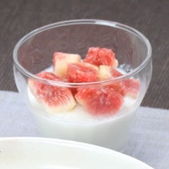 パンナコッタ〜いちじくを乗せて〜