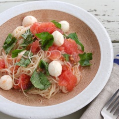 トマトの冷製パスタ