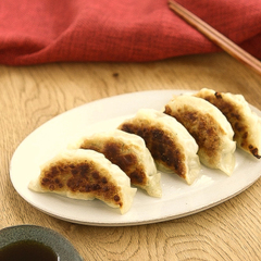 鶏ひき肉と大葉の餃子