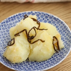 電子レンジで 和風粉吹きいも