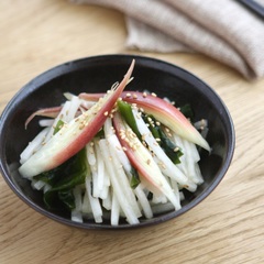 みょうがとわかめの中華風酢の物