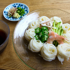 具だくさん 冷やしそうめん