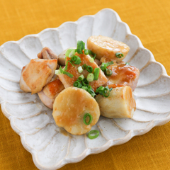 鶏肉と里いものみそ照り焼き