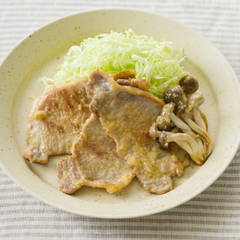 豚肉のみそしょうが焼き