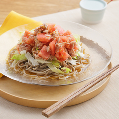 トマトとツナの冷やしそば