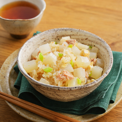 大根のしょうけ飯