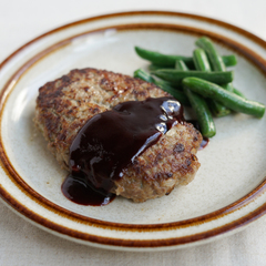 たんぱく質を控えたハンバーグ