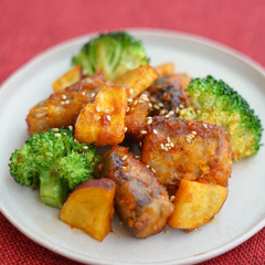 さば水煮缶のヤンニョム焼き