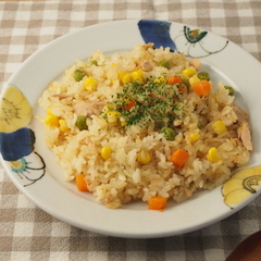 炊飯器でカレーピラフ風
