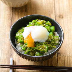 オクラとめかぶのねばねば丼